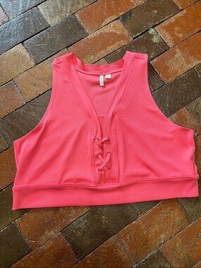 Live Well Active size 2X peachy orange top